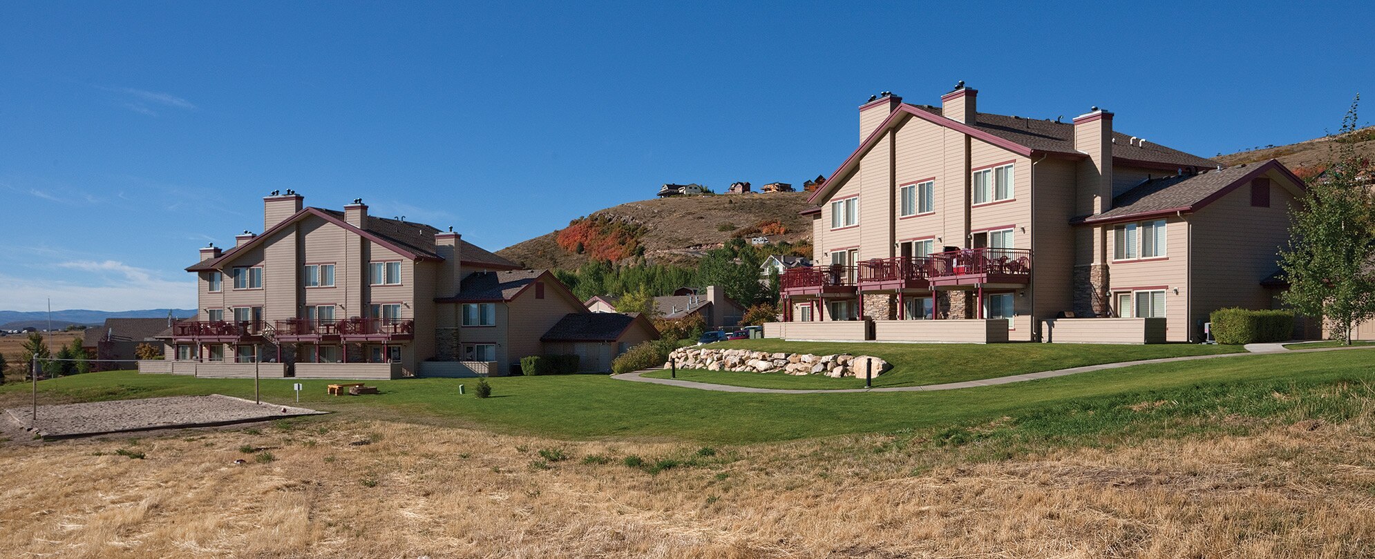 The exterior of WorldMark Bear Lake, a timeshare resort in Garden City, Utah.